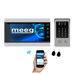 Meeg Videoporteiro inteligente Cabo/WIFI - MGVP201