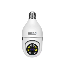 Meeg Câmera de Vigilância/Lâmpada Rotativa 3MP - MGI03L