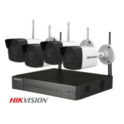 Kit Câmaras de Vigilância Fixas WiFi Hikvision 1080p Exterior - MGAKFH02