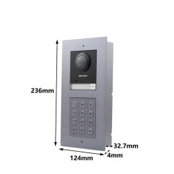 Hikvision Kit Videoporteiro inteligente Cabo POE - DS-KD8003-IME1/S-2