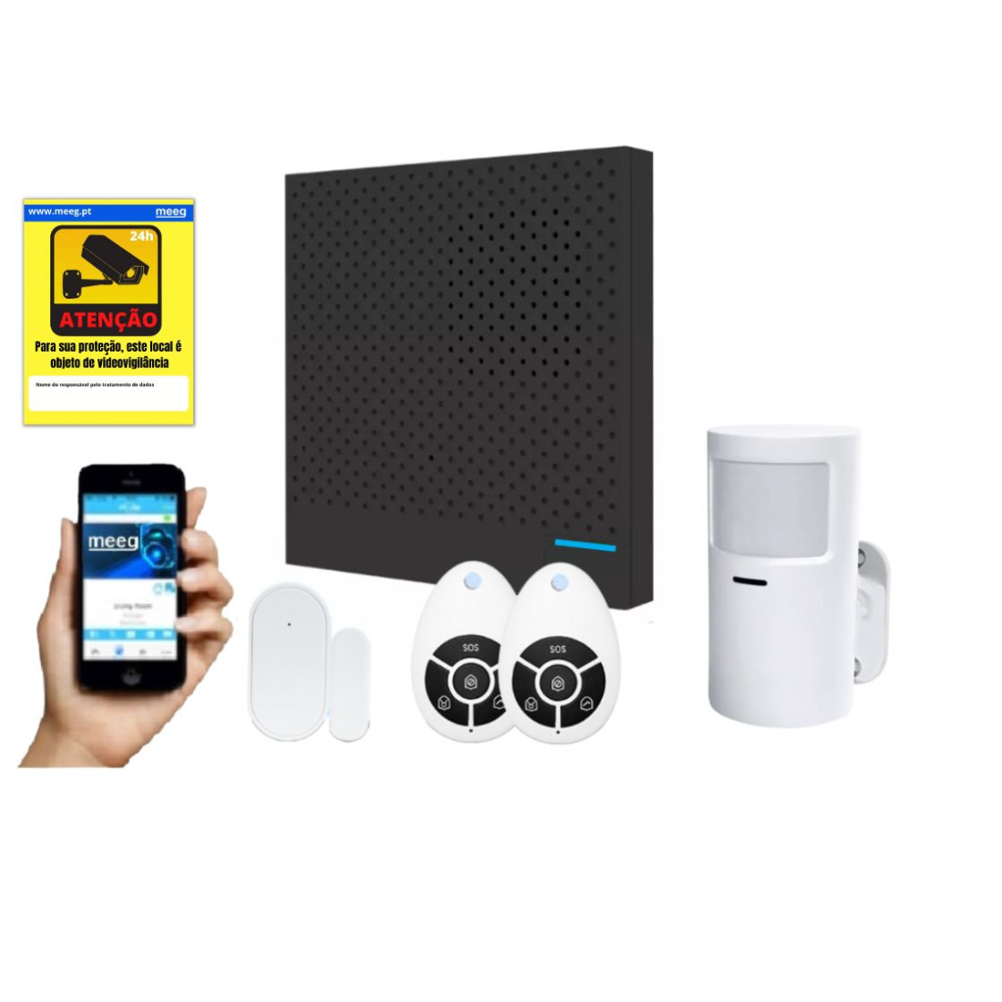 Meeg Kit Sistema de Alarme sem fios Inteligente - MG1010