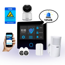 Pack Económico 11 Kit Sistema de Alarme com 1 Câmara Interior MG107