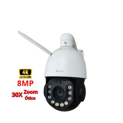 Vullcam Câmara Rotativa WiFi e POE 8MP 4K 36X Zoom - VL-Z202