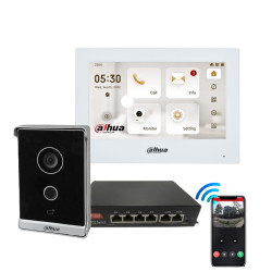 Dahua Kit Videoporteiro inteligente Cabo POE - VTO2211-VTO2211G-P