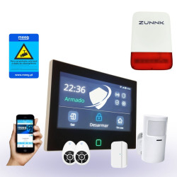 Pack Económico 12 Kit Sistema de Alarme com Sirene Exterior MG110