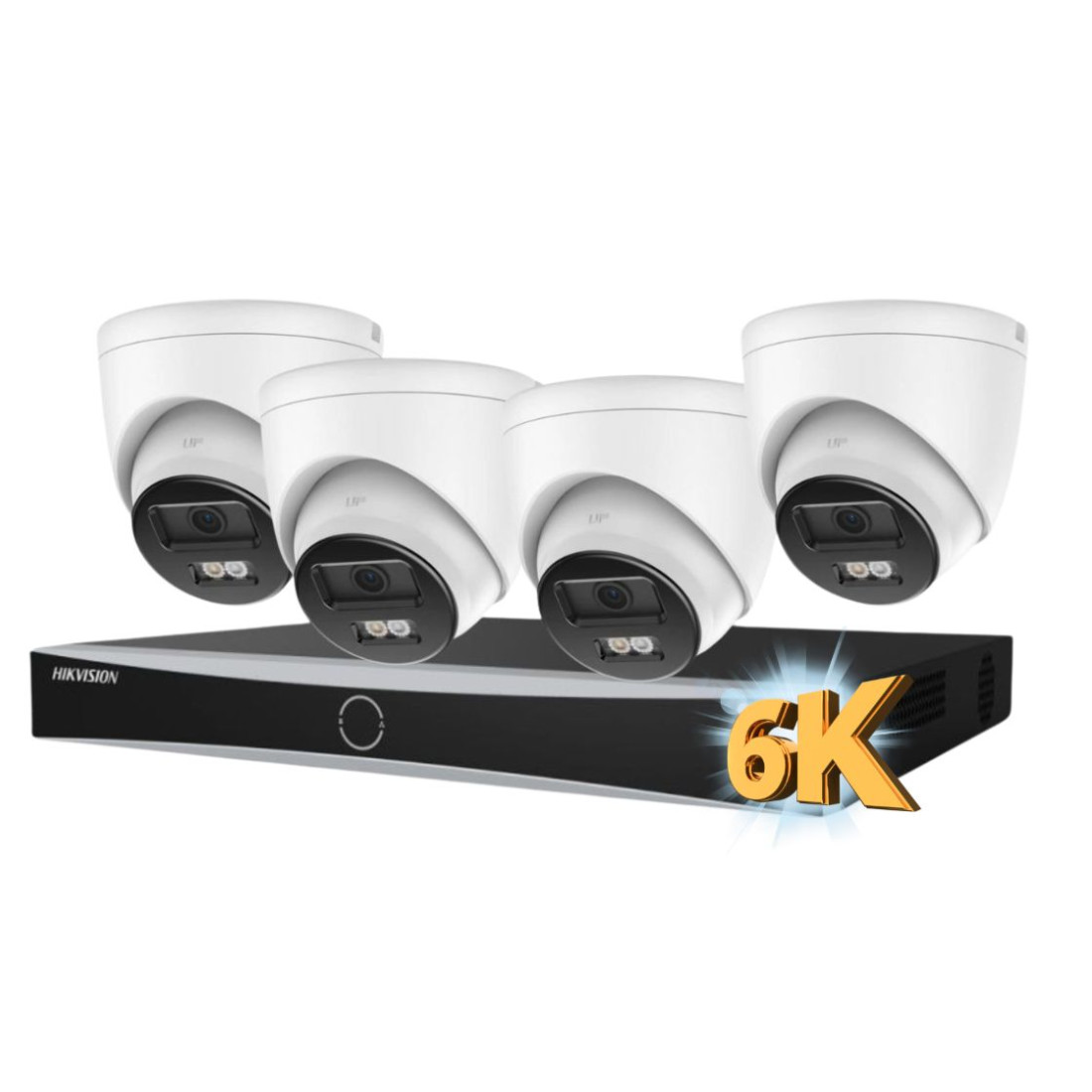 Kit Vigilância 12MP com NVR Hikvision POE Professional - MGK12KPRO