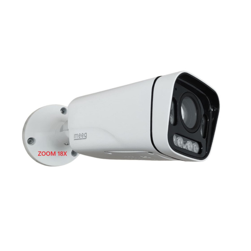 Meeg Câmara de Vigilância Exterior POE 4MP 2K 18X Zoom - MGFP0418XX Meeg Câmara de Vigilância Exterior POE 4MP 2K 18X Zoom - MGFP0418XX