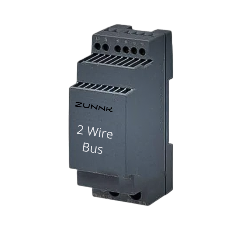 ZUNNK Distribuidor BUS alimentador videoporteiros 2 fios HD - ZKD101
