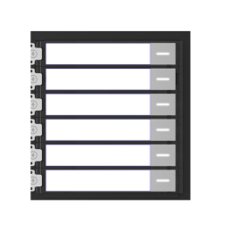 Hikvision botões de identificação 6 - DS-KD-KK