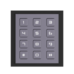 Hikvision teclado numérico alumínio - DS-KD-KP