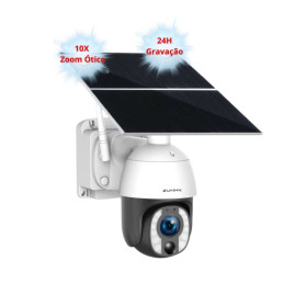 Câmara de Vigilância 4G Rotativa Bateria/Solar 10X Zoom 24H Gravaçao -  MGU24GZ