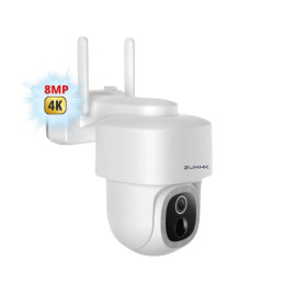 ZUNNK Câmara de Vigilância Rotativa 8MP - MGTY8EPTZ