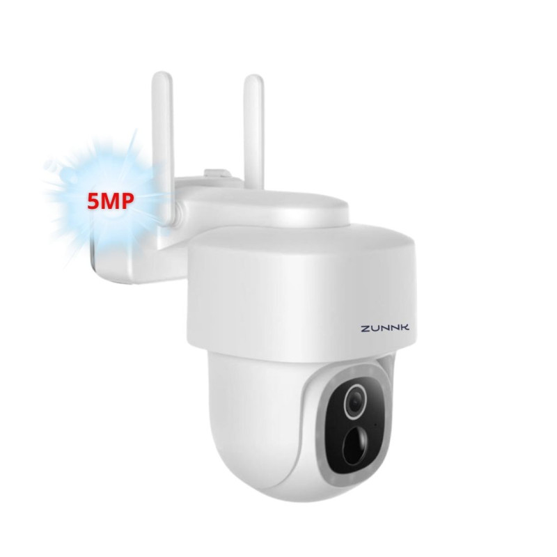 ZUNNK Câmara de Vigilância Rotativa 5MP - MGTY5EPTZ