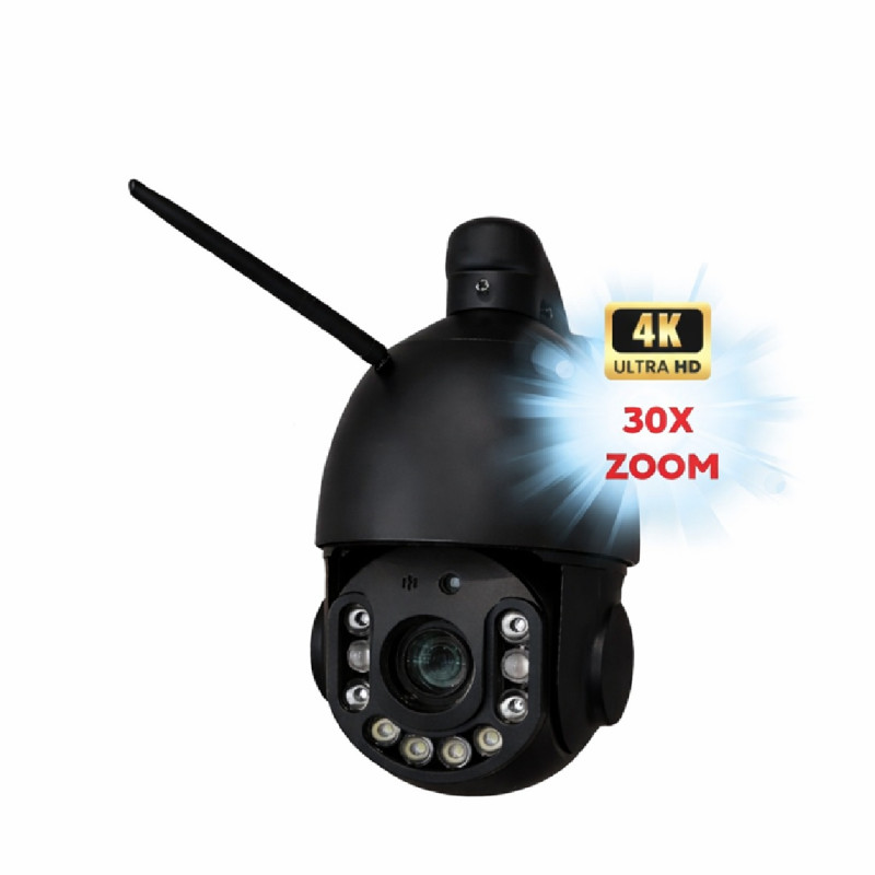 Vullcam Câmara Rotativa WiFi e POE 8MP 4K 36X Zoom - VL-Z202B