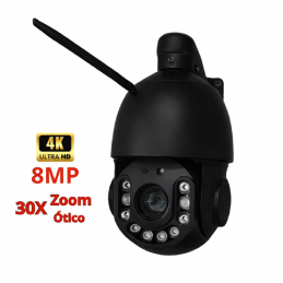 Vullcam Câmara Rotativa WiFi e POE 8MP 4K 36X Zoom - VL-Z202B