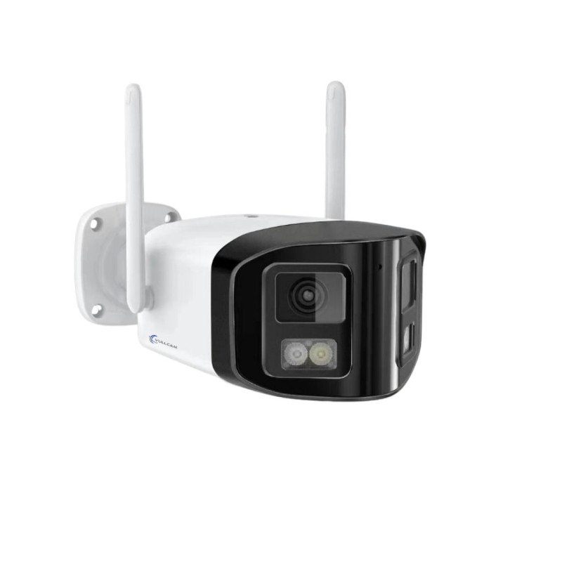 Câmara de Vigilância WiFi Panorâmica 180º 8MP(4MP+4MP) - VL-D04PNW