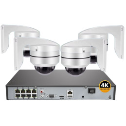 Câmaras Dome Rotativas de Vigilância POE 5MP - AEH5DRK