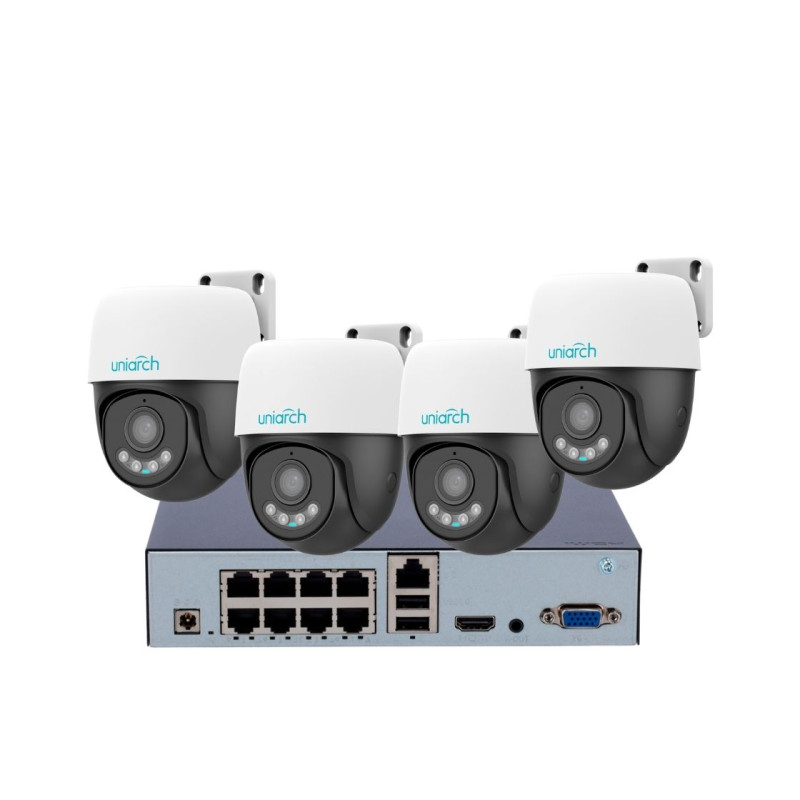 Câmaras Dome Rotativas de Vigilância POE 4MP - UNH658