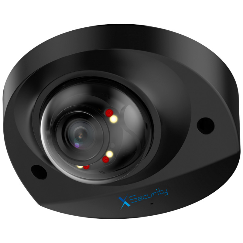 Câmara IP Mini Dome X-Security 4MP 2.8mm Dual Light (WizSense) Preto