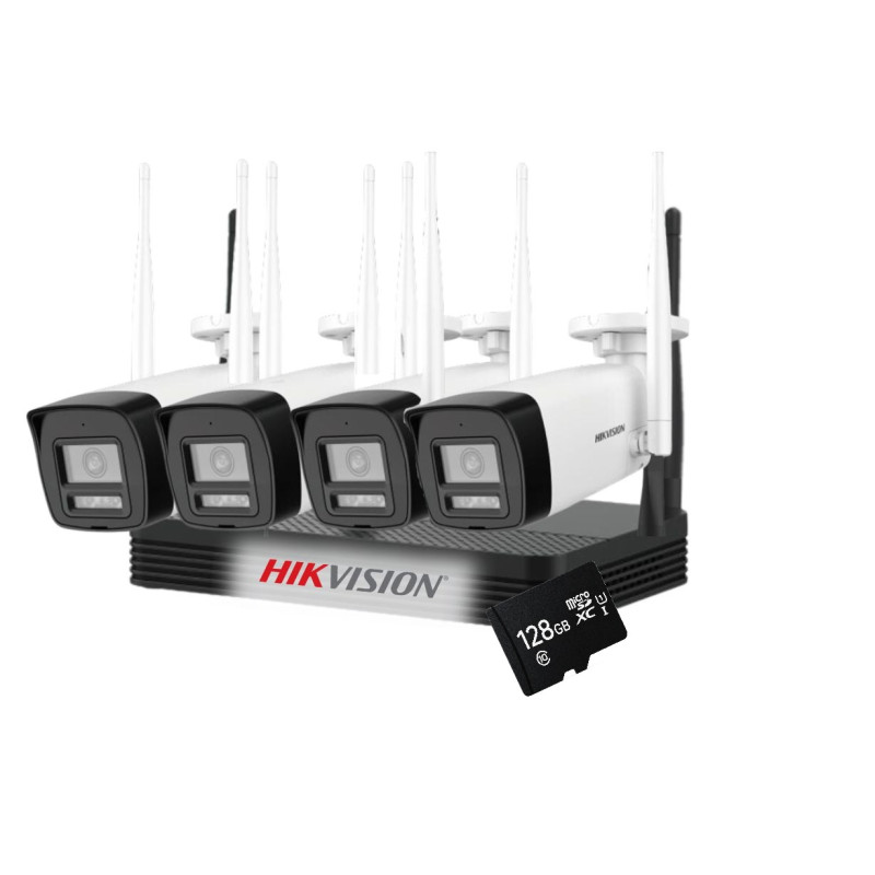 Kit Câmaras de Vigilância WiFi Hikvision 4MP - DS-2CV1043G2-4