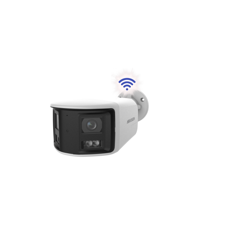 Câmara Bullet IP Wi-Fi Hikvision Value 6 MP 180° com Áudio e Luz Híbrida – 2.8 mm