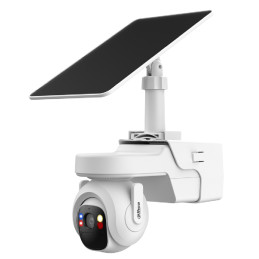 Kit Câmara IP PT 4G 4MP com Painel Solar e Bateria 68Wh